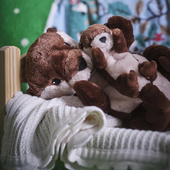 2 Adorable Brown Otter Stuffed Animal Toys - Picture 2 of 3